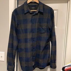 rag & bone flannel classic fit